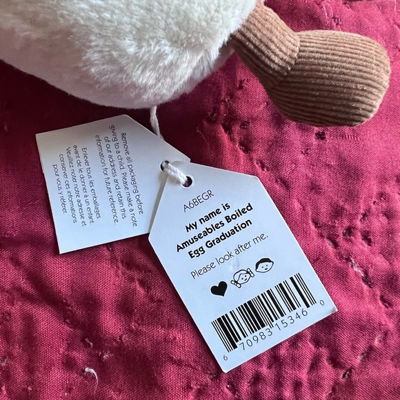 Jellycat Amuseables Boiled Egg Graduation - Picture 3 of 6